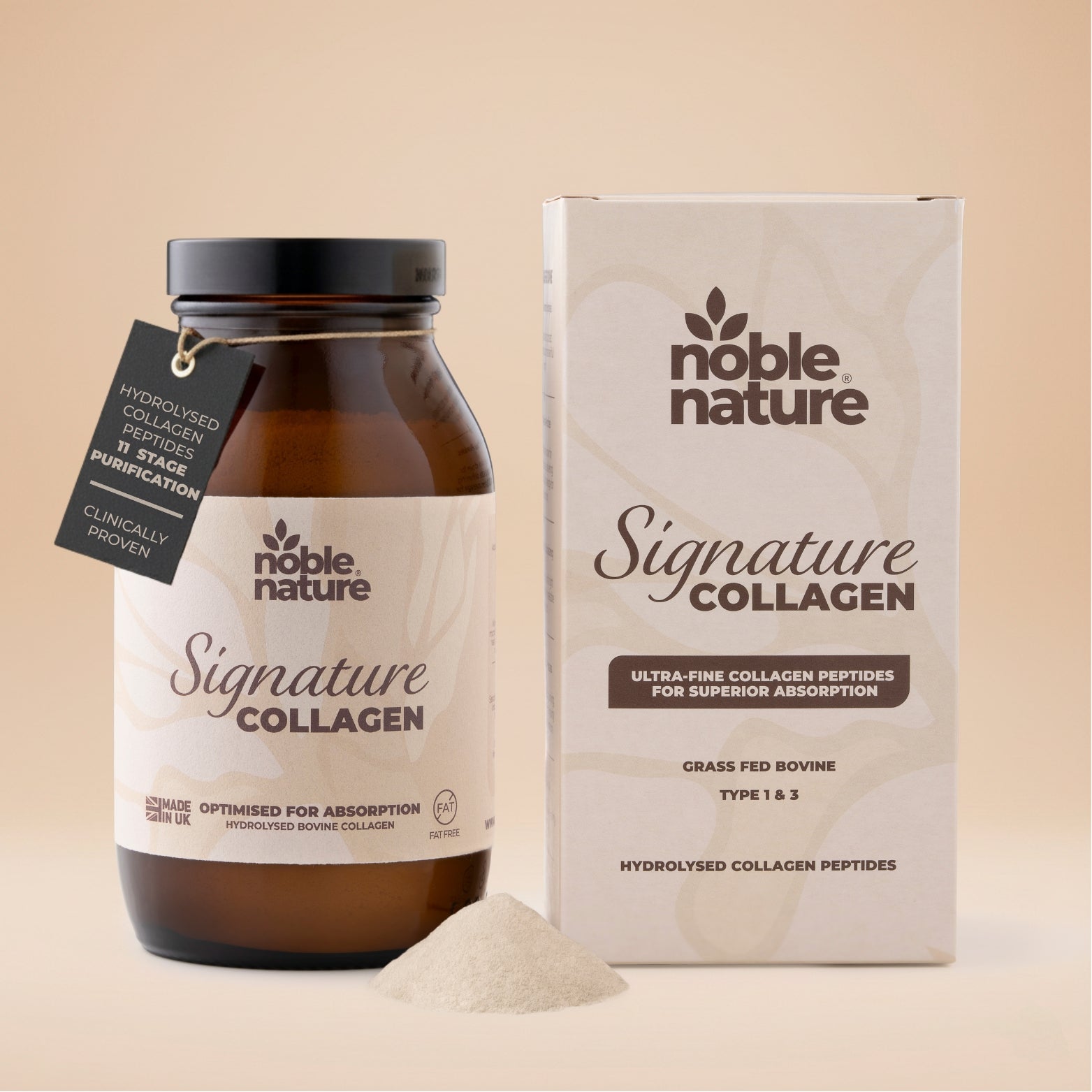 Signature Grass-Fed Bovine Collagen - Hydrolysed Collagen Peptides Type 1 & 3