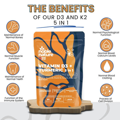 Vitamin D3 4000IU & Vitamin K2 100μg (MK7) | 90 capsules | High Strength