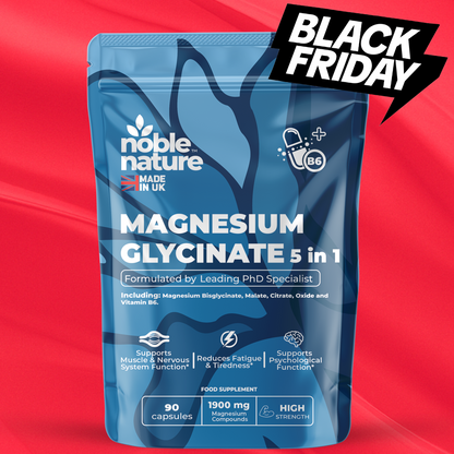 Magnesium Glycinate 5 in 1 high strength 90 Capsules