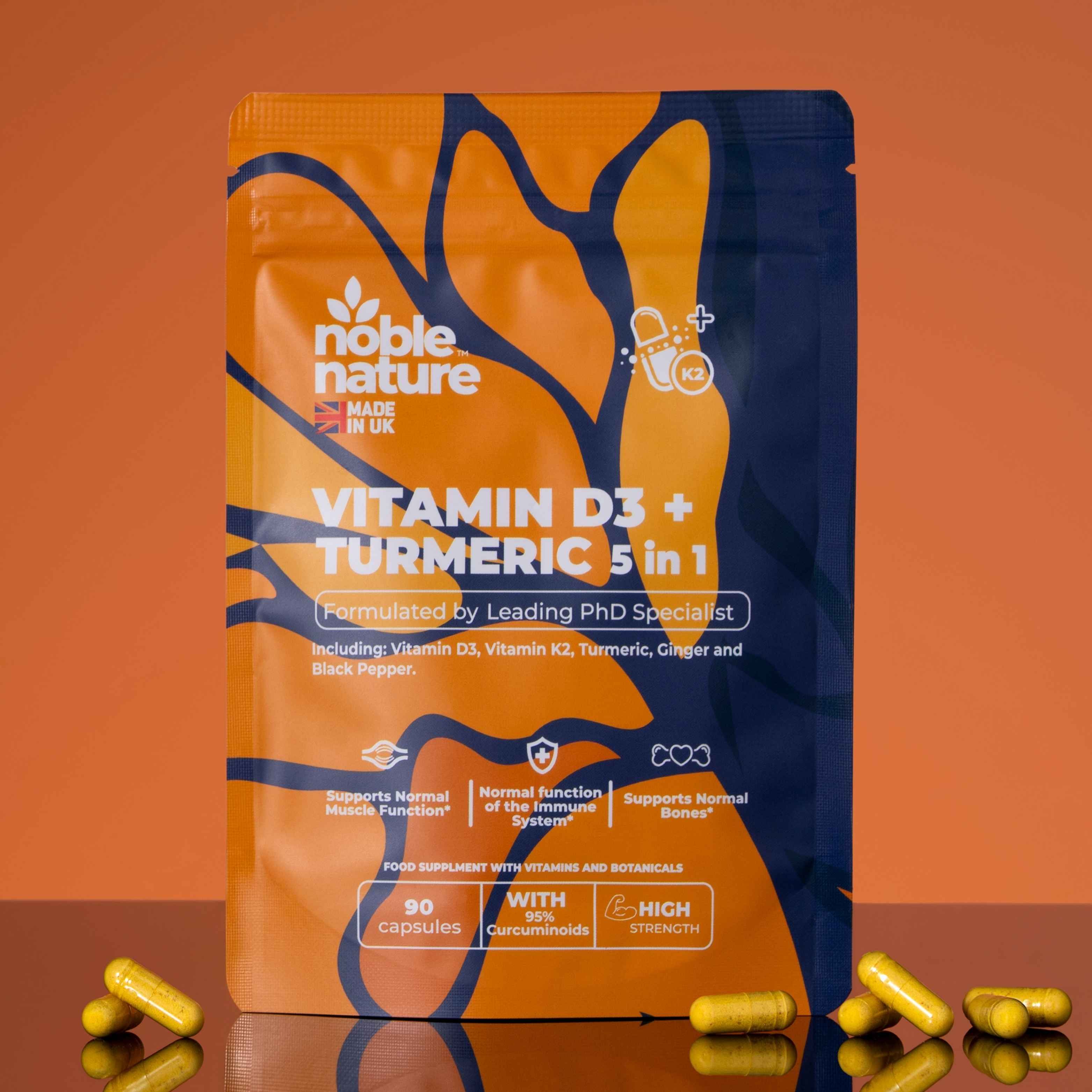 Vitamin D3 4000IU & Vitamin K2 100μg (MK7) | 90 capsules | High Strength